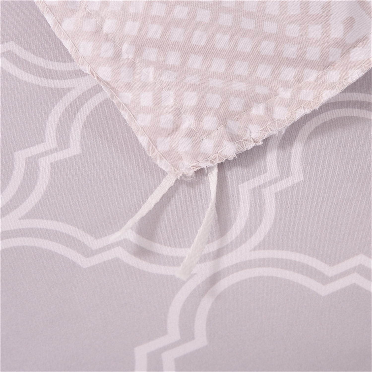 NC Queen Duvet Cover Set 3-Piece With 2 Pillowcases, Soft Brushed Microfiber, Comforter Not Include