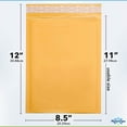 thumbnail image 2 of Kraft Bubble Mailers (#2) 8.5x12 Inches Shipping Padded Envelopes With Self Seal Tape 50 Pack (50 Pack), 2 of 7