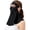 Black, variant on UPF 50+ Cooling Breathable UV Sun Protection Face Mask, Lightweight Neck Gaiter for Golf Hiking Fishing Outdoor