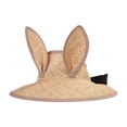 thumbnail image 4 of Almencla Kids Sun Hat Breathable Lovely Straw Hat for Travel Beach Picnic Camping Outdoor Brown, 4 of 8