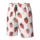 thumbnail image 4 of Balery Hand Drawn Strawberry Traje de Baño Estilo Hawaiano para Hombre, Shorts de Secado Rápido con Bolsillos-Medium, 4 of 6