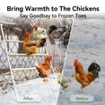 thumbnail image 4 of PETSFIT Square Chicken Roosting Perch, Perfect for Backyard Poultry, Chickens Perch for Coop, Easy to Assemble&Clean, Farm Chicken Toys (55" L x 40" W), 4 of 9