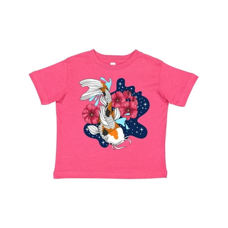 

Inktastic Japanese Koi Fish Pond with Stars Boys or Girls Toddler T-Shirt