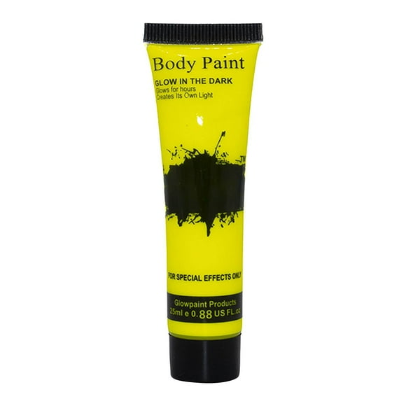 FcBaudy Body Painting Pigment Festive Paint Paste Hose Fluorescent Body Paint Paste 25ml A paste