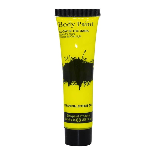 FcBaudy Body Painting Pigment Festive Paint Paste Hose Fluorescent Body Paint Paste 25ml A paste
