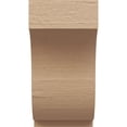 thumbnail image 2 of 4"W x 4"D x 8"H Wide Van Buren Rough Cedar Woodgrain TimberThane Corbel, Primed Tan, 2 of 6