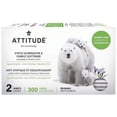 thumbnail image 1 of Attitude - Éliminateur Statique &amp; Chiffons de Séchage Réutilisables Adoucisseur, Pack de 2, 1 of 2