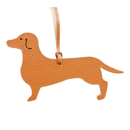 

2023 New Year Christmas Decorations 2022 New Dachshunds Dog One Sided Dispersion No Oil Side Simple And Cute Dachshunds Dog Bag Pendant Female Bag Schoolbag Pendant Features: