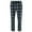 Black/Grey Plaid, variant on Hanes Fleece Pajama Pants (Men)