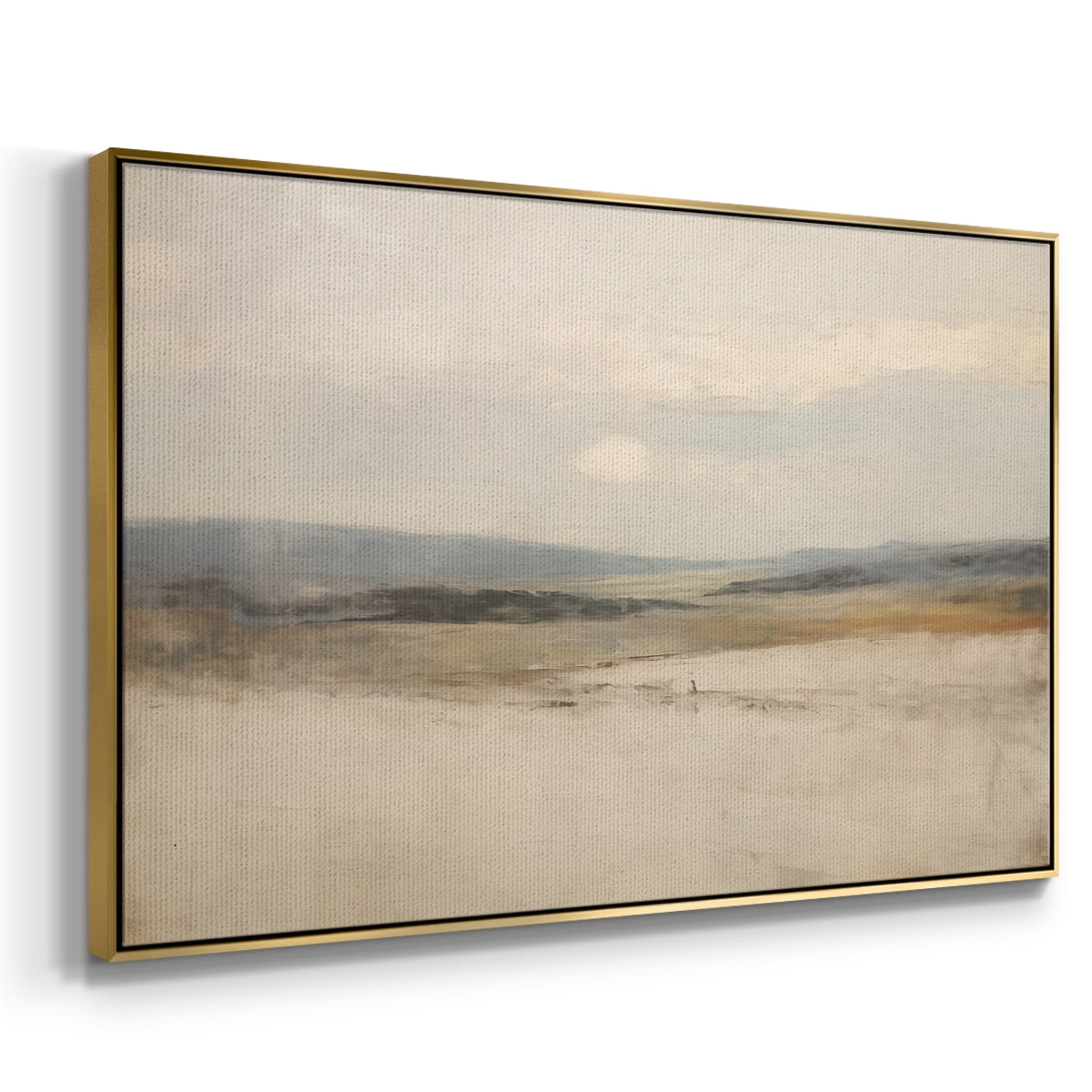 Vintage Landscape-X By Wexford Home Framed in Gold Wood Gallery Wrapped Canvas 17 in. x 25 in.