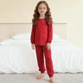 thumbnail image 6 of BLVB Boys Girls Fall Clothes Set Long Sleeve Tops T-Shirt and Jogger Pants Casual Outfits Loungewear for 5-14 Years Kids, 6 of 7