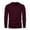 Wine, variant on Inleife Mens Shirts under $10.00 Men's Solid Color Casual Sports Button Sweater Long Sleeve V-Neck Shirt Blouses