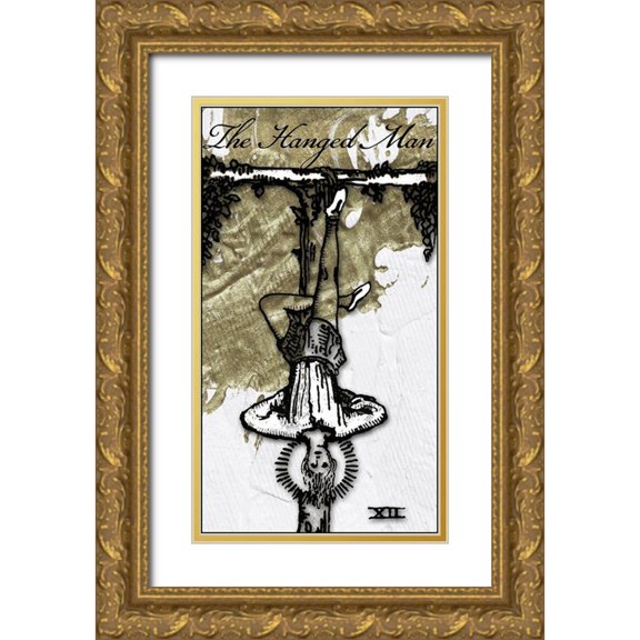 Sommers, Mindy 10x14 Gold Ornate Wood Framed with Double Matting Museum Art Print Titled - The Hanged Man