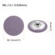 thumbnail image 2 of 10uds 36L Tela Paño Cubierto Botón 23mm Redondo Metal Vástago Costura Botones para Trajes Vestido Blusas, Púrpura, 2 of 5