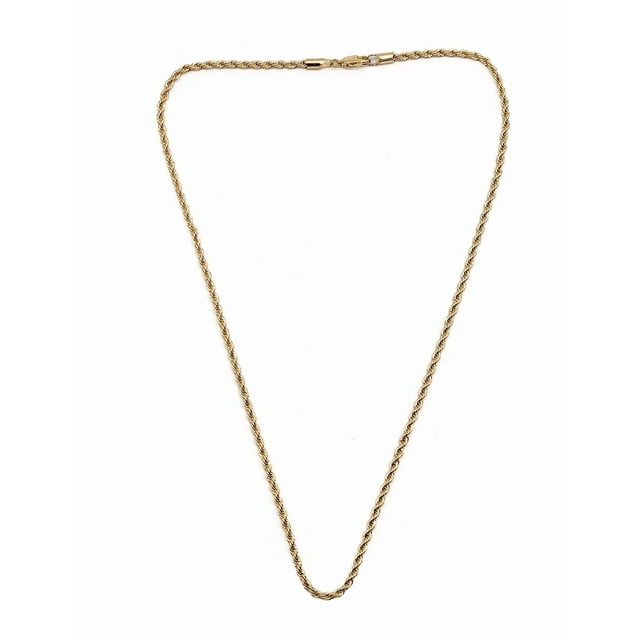 Cadena Torzal Mediana Oro Laminado Moon