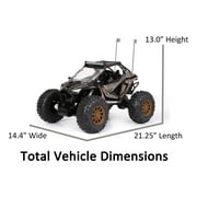 New Bright (1:5) Polaris RZR XP Pro 12.8V Battery Remote Control Camo ATV 2.4GHz, 60875U Child