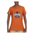 thumbnail image 2 of Wild Bobby Cheerleading All Stars Girl Sports Women Graphic Tee, Orange, Large, 2 of 5