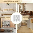 thumbnail image 2 of Sunmthink 8 Cube Storage Organizer, Open Bookcase Bookshelf, Wood Display Bookshelf, White, 2 of 7