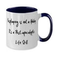 thumbnail image 2 of Unique Cosplaying Gifts, Cosplaying is not a Hobby. It's a Post-apocalyptic Life, Motivational Holiday Two Tone 11oz Mug Gifts For Friends, 2 of 2