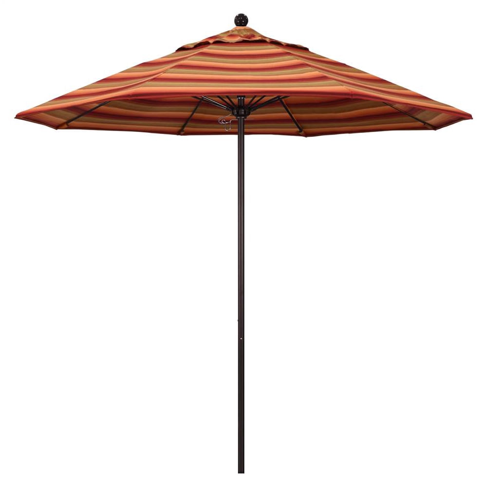 9 ft. Patio Umbrella in Sunbrella 2A Astoria Sunset Fabric Walmart