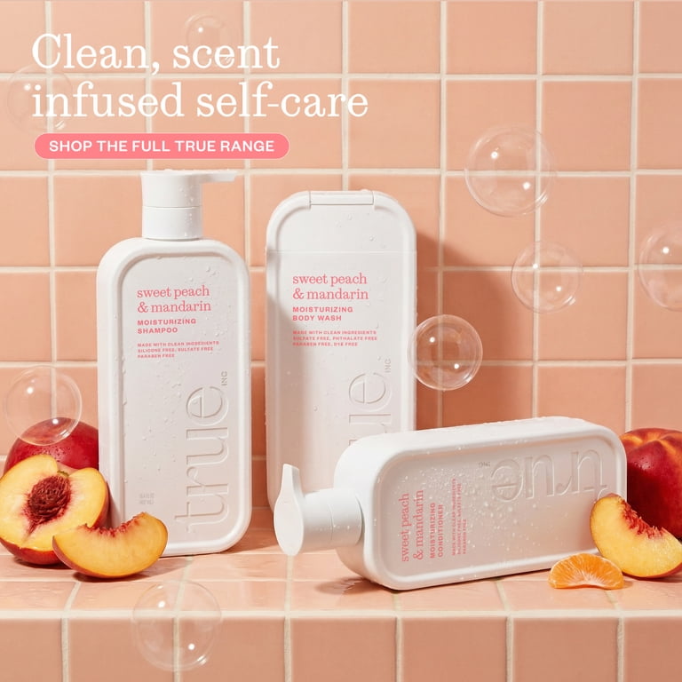 True Sweet Peach & Mandarin Moisturizing Shampoo - Moisturizing