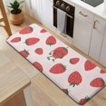 thumbnail image 5 of Red Strawberry Plants Fruit Kitchen Rug Mat,Kitchen Runner Rugs Non Skid Washable,Decorative Kitchen Floor Mats for Kitchen,Sink,Laundry,17"x47.2", 5 of 7