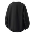 thumbnail image 3 of zbxnLI Mens Sweatshirts Big and Tall Crewneck Pullover Long Sleeve Casual Lightweight Tops Solid Color, 3 of 5