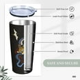 thumbnail image 4 of Japanese Style Dragon Tiger Tumbler Cup with Lid And Straw,20oz Insulated Double Wall Stainless Steel Travel Coffee Tumbler Mug, 4 of 6