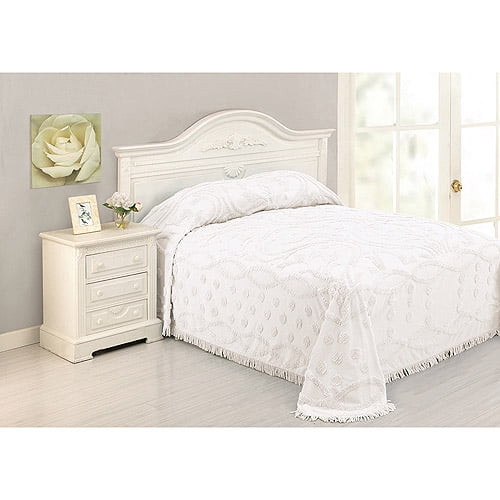 PHI Chenille Damask Bedspread