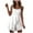 White, variant on IROINNID Women's Sleeveless Empire Dress Europe And The United States Explosion Models Dress Backless Straps Cross S Round Neckline Short Women Dress