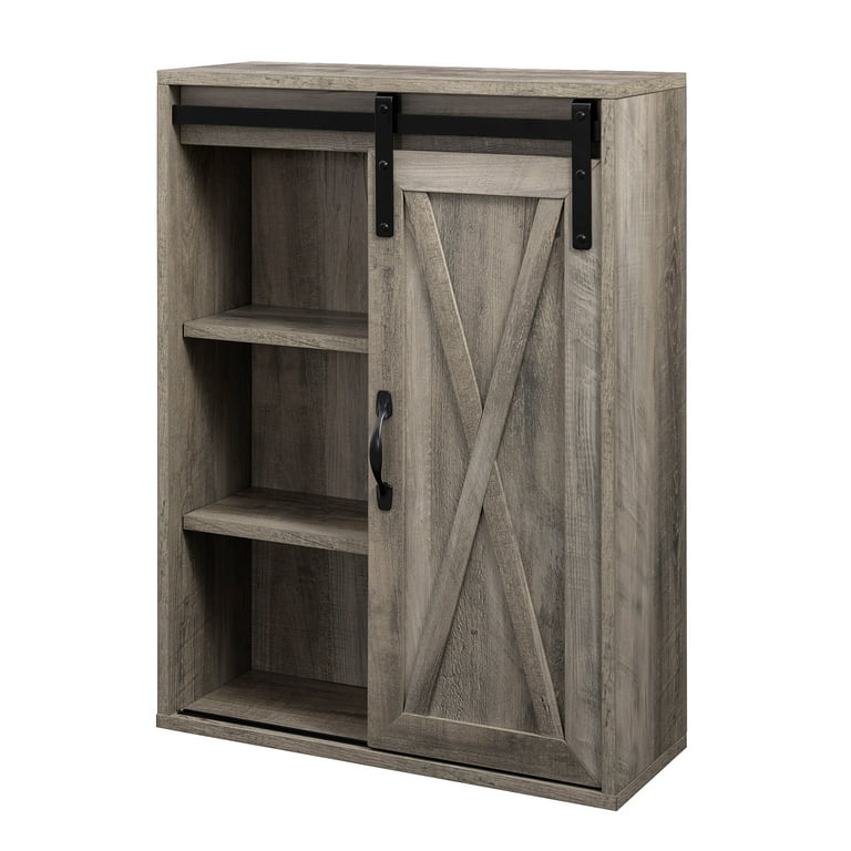 Sliding barn on sale door bookcase walmart