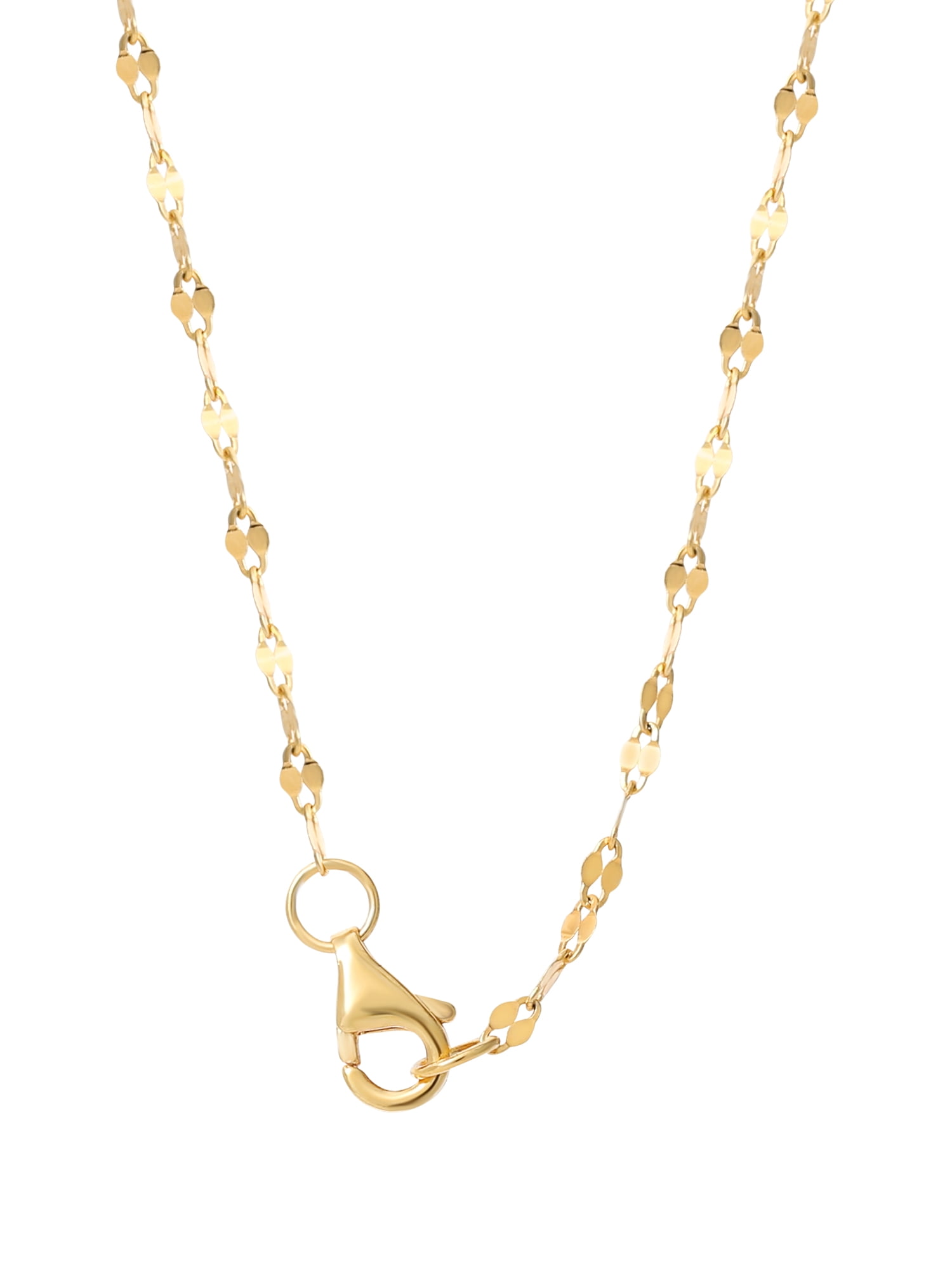 Brilliance Fine Jewelry, Women's Sterling Silver, 14kt Gold Plated Diamond Love Necklace, 18" Chain