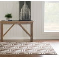 thumbnail image 3 of Linon Roma Comb Power Loomed Polypropylene 5'x7' Rug in Ivory, 3 of 6
