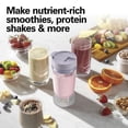 thumbnail image 5 of Hamilton Beach Personal Blender, 14 oz BPA-Free Jar 300W Portable Blender for Shakes and Smoothies with Leakproof Lid, Purple, 5 of 11
