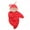 Red, variant on Newborn Baby Winter Warm Bodysuits Outfits Cute Rabbit Ear Hooded Zipper Romper Jumpsuits 0-12M