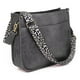 thumbnail image 1 of AUYOCO Bolso bandolera de piel vegana para mujer, bolso cruzado con correa para guitarra, bolsillos con cremallera, bolso de hombro, 1 of 5