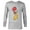 Athletic Heather, variant on Disney Moana Heihei Rooster Chicken Big Face Costume - Long Sleeve T-Shirt for Men - Customized-Athletic Heather