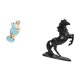 thumbnail image 5 of Figuras únicas De Resina De Una Mujer En La Playa Con Su Caballo. Estatua única De Mujer Y Escultura De Caballo, Ideal Para Decorar La Sala De Estar, El Dormitorio O Una Mesa., 5 of 8