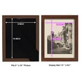 thumbnail image 4 of Vintage Views of Venice VIII - Framed Print w/glass - Chestnut, 4 of 7
