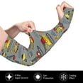 thumbnail image 3 of Daiia Funny Construction UV Sun Protection Arm Sleeves - Cooling Compression Arm Sleeve - Sports & UV Arm Sleeves for Men & Women, 3 of 8
