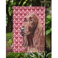 thumbnail image 3 of Carolines Treasures SC9552GF Irish Setter Valentines Love Flag Garden Size, 3 of 3