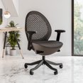 thumbnail image 2 of Egg Shape Executive Office Chair, Modern Ergonomics Office Chair with Adjustable Backrest & Armrest Height, 3 Colors, 2 of 8