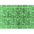 thumbnail image 1 of Ahgly Company Indoor Rectangle Oriental Emerald Green Traditional Area Rugs, 7' x 10', 1 of 4