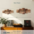 thumbnail image 3 of Elephant Stock Gather Typography Ii Wall Art - Horizontal Multi Panel Canvas - Living Room Wall Decor - Wall Signs Multi Panel - Brown And Black Decor - 29" x 12", 3 of 4