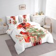 thumbnail image 4 of Homewish Dreamy Xmas Tree Bedding Comforter Set 7pcs for Kids, Christmas Robin Animal Queen Bedding Sets, Winter Western Festival Reversible Queen Sheet Sets, Lightweight Room Decor, 4 of 8