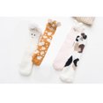 thumbnail image 3 of A Pair of Socks Silver Polyester Womens Winter Coral Fleece Socks Thickened Warm Sleeping Floor Socks, 3 of 3