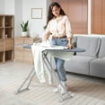 thumbnail image 3 of Costway 47" x 15" Iron Board with Removable Silver-coated Cover & Heavy-duty Steel Frame, 3 of 10