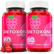 (2 Pack) Dietoxone Keto ACV Gummies - Supplement for Weight Loss - Energy & Focus Boosting Dietary Supplements for Weight Management & Metabolism - Fat Burn - 120 Gummies