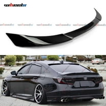 Rear Spoiler Compatible with 2018-2020 Honda Accord 10th Gen 4 Door Sedan, JDM Spoiler Fits for 2018 2019 2020, Exterior V Style Trunk Tail Deck Lid Wing Lip (Glossy Black)