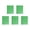 Green, variant on 5Pcs Two Pocket Document Organiser with Prong Fastener Clip Water Resistant